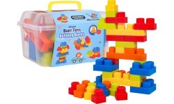 Mīksto klucīšu komplekts, 32 gab. + kaste