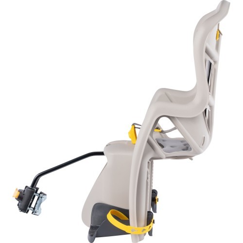 Bellelli Pepe frame-mounted child bike seat, silk grey