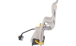 Bellelli Pepe frame-mounted child bike seat, silk grey
