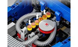 Set of 2087 Off-road Vehicle Building Blocks Blue