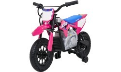 Elektriskais motocikls Honda CFR450R, rozā