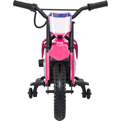 Elektriskais motocikls Honda CFR450R, rozā