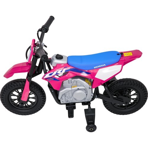 Elektriskais motocikls Honda CFR450R, rozā