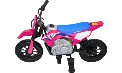 Elektriskais motocikls Honda CFR450R, rozā