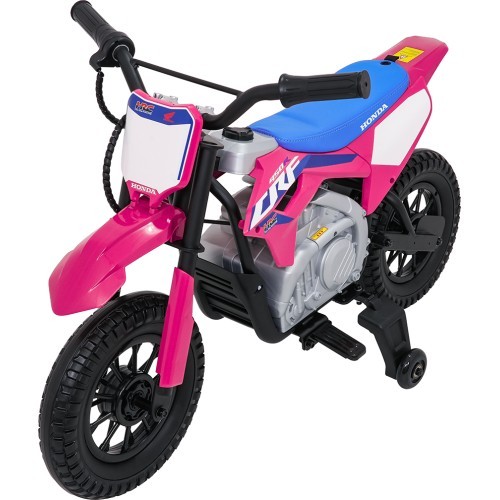 Elektriskais motocikls Honda CFR450R, rozā