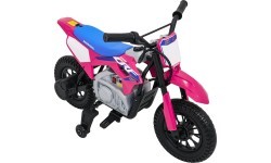 Электрический мотоцикл Honda CFR450R, розовый