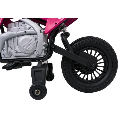 Электрический мотоцикл Honda CFR450R, розовый