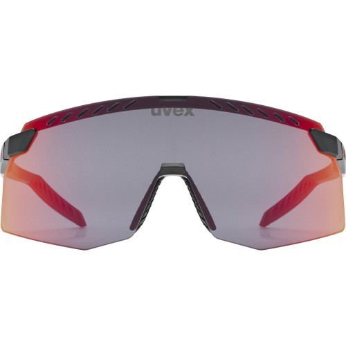 Brilles Uvex Pace Stage black matt / mirror red