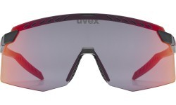Очки Uvex Pace Stage black matt / mirror red
