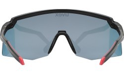 Brilles Uvex Pace Stage black matt / mirror red