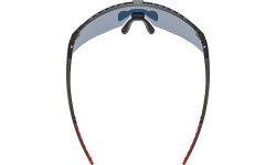 Brilles Uvex Pace Stage black matt / mirror red