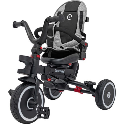 Trīsritenis RIDER SPORTRIKE, pelēks