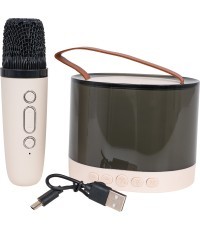 Karaoke Microphone + Illuminated Speaker Set