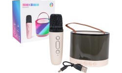 Karaoke Microphone + Illuminated Speaker Set