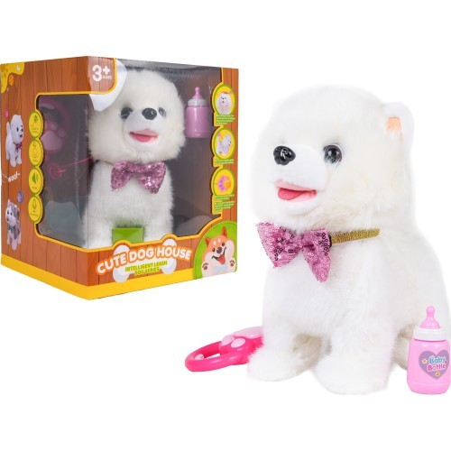 Interactive White Dog