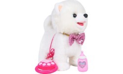 Interactive White Dog