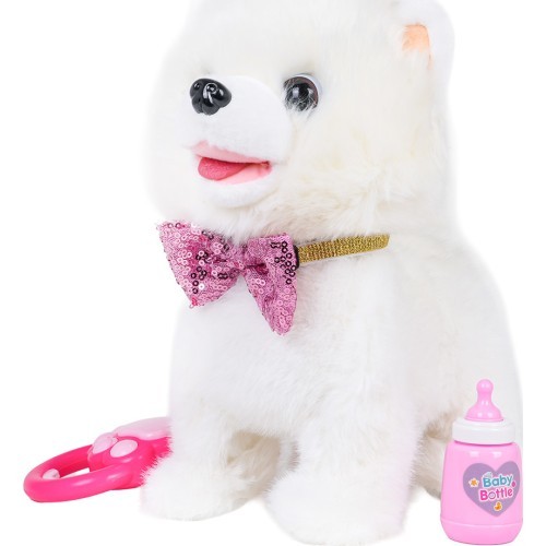 Interactive White Dog