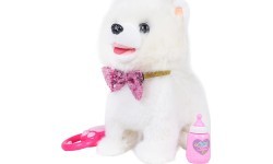 Interactive White Dog