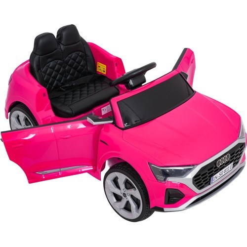 Bērnu elektromobilis Audi SQ8, rozā
