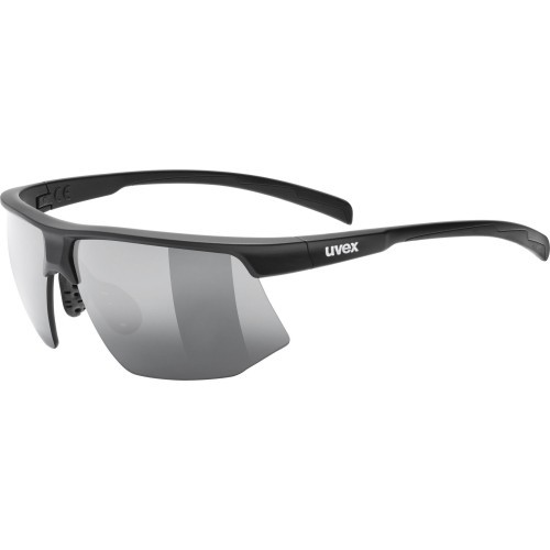 Brilles Uvex Aerios S, black matt / smoke