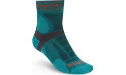 UL TrailRun Merino Sport 3/4 zeķes, zilganzaļas, S - 259