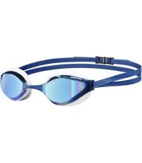 Peldbrilles Python Mirror, zilas/baltas