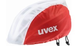Дождевой чехол для шлема Uvex Bike, красно-белый