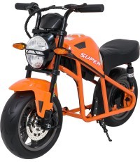 Elektriskais motocikls SUPERMOTO, oranžs