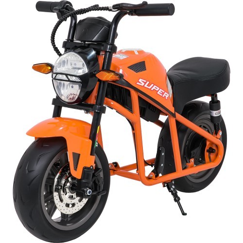 Elektriskais motocikls SUPERMOTO, oranžs