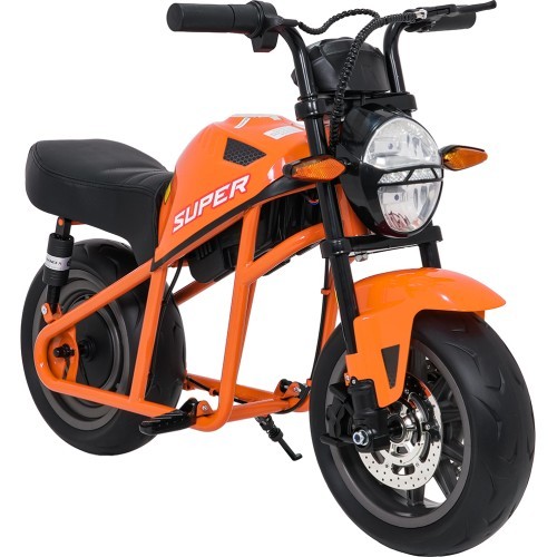 Elektriskais motocikls SUPERMOTO, oranžs