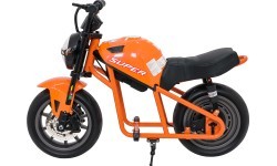 Elektriskais motocikls SUPERMOTO, oranžs