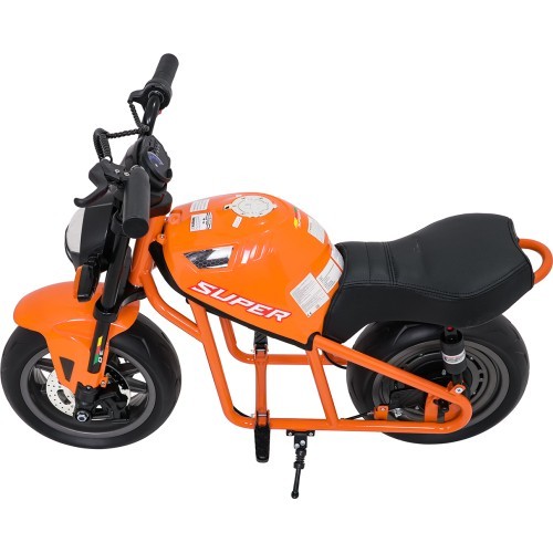 Elektriskais motocikls SUPERMOTO, oranžs