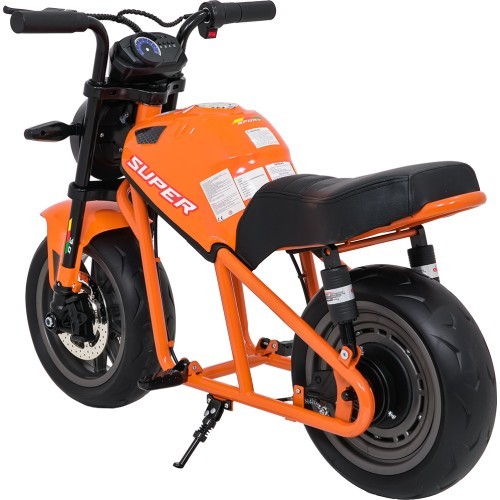 Elektriskais motocikls SUPERMOTO, oranžs