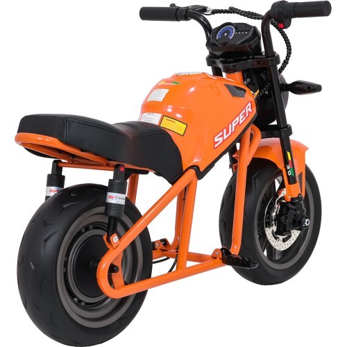 Elektriskais motocikls SUPERMOTO, oranžs