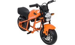 Elektriskais motocikls SUPERMOTO, oranžs