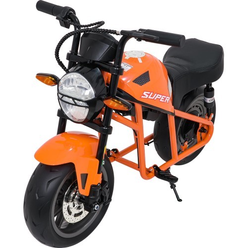 Elektriskais motocikls SUPERMOTO, oranžs