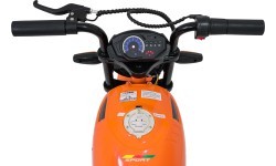 Elektriskais motocikls SUPERMOTO, oranžs