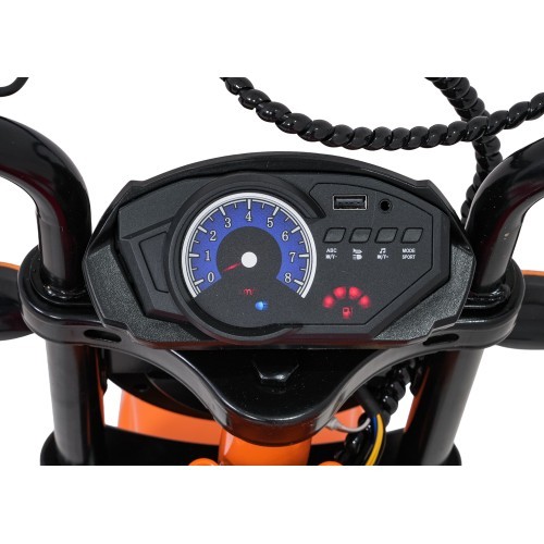Elektriskais motocikls SUPERMOTO, oranžs