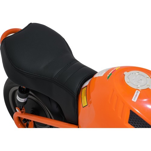 Elektriskais motocikls SUPERMOTO, oranžs