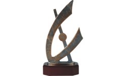 Металлическая статуэтка BEL391 - 16,5cm - Серебро/Бронза
