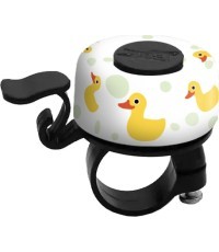 Bonin Ducks & Dots velosipēda zvans, balts