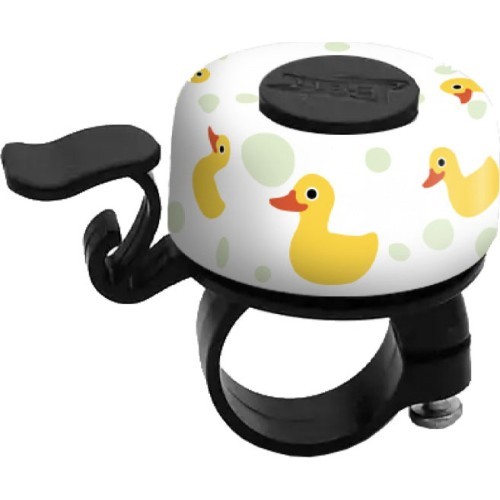 Велосипедный звонок Bonin Ducks & Dots, белый