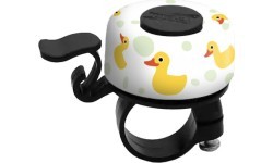 Велосипедный звонок Bonin Ducks & Dots, белый