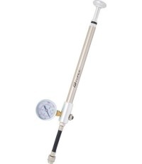 FORCE amortizatora pumpis ar manometru 20,7 bar (sudraba)