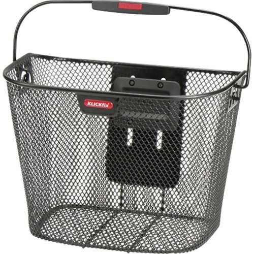 Rixen & Kaul KLICKfix bicycle handlebar bag // with KLICKfix holder, metal (black)