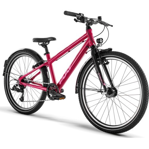 PUKY Cyke 24-8 Alu Active Bike, berry/black