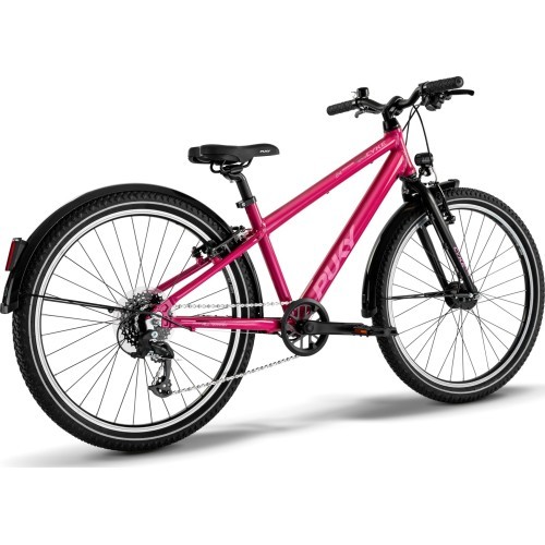 PUKY Cyke 24-8 Alu Active Bike, berry/black