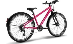 PUKY Cyke 24-8 Alu Active Bike, berry/black