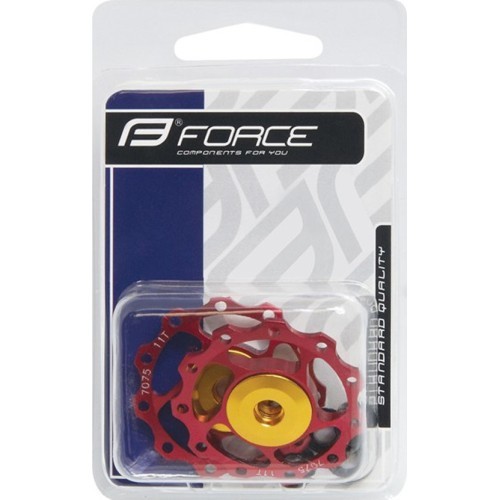 FORCE Rear Derailleur Pulleys with Ceramic Bearings 11T (red)
