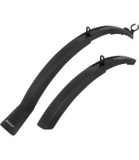 Mudguard set FORCE 24-28" (plastic, black)